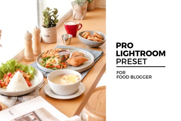 艳丽美食摄影后期调色LR预设 Lightroom Preset for Food Blogger