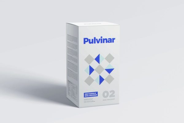 药品保健品外包装样机模板 Box / P