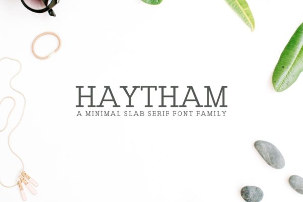 Haytham粗衬线英文字体下载 Haytham Slab Serif Fonts Packs