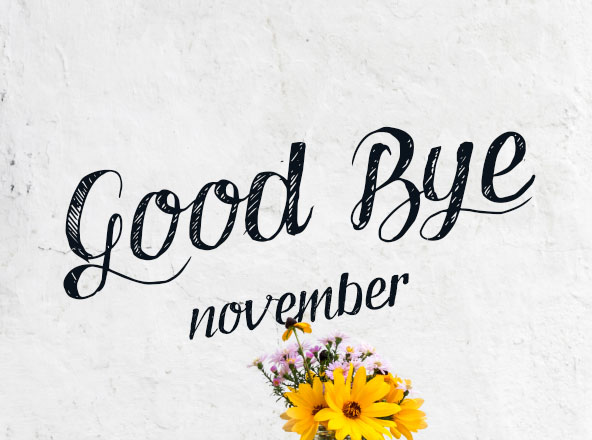 英文手写书法艺术字体下载 Good Bye November