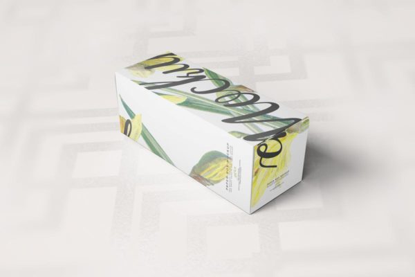 葡萄酒/饮料瓶包装纸盒样机9 Paper Box Mockup 09