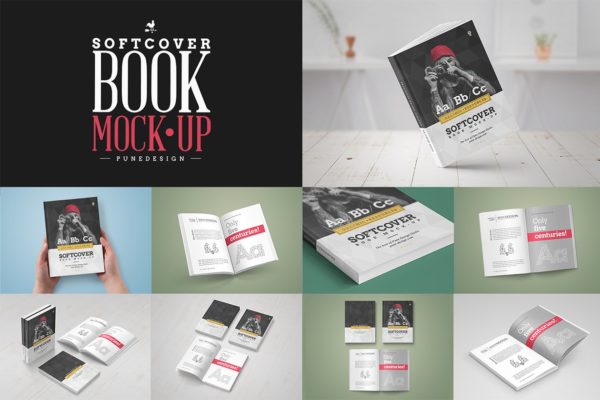软封面书籍样机 Softcover Edition / Book Mock-Up