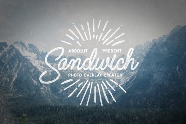 复古怀旧风格照片图层样式 Sandwich &#8211; Photo Overlays Creator
