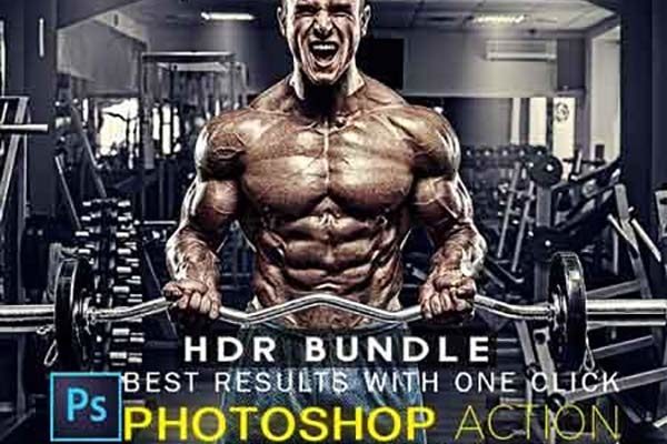5个专业的HDR Photoshop动作 HDR Bundle Action