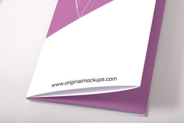 四折页企业宣传册＆传单设计效果图样机PSD模板03 Legal Quadfold Brochure PSD Mockup 03