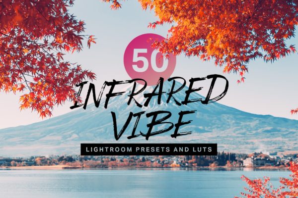 50款仿数字红外照相机&amp;模拟红外胶片效果Lightroom调色预设 50 Infrared Vibe Lightroom Presets and LUTs