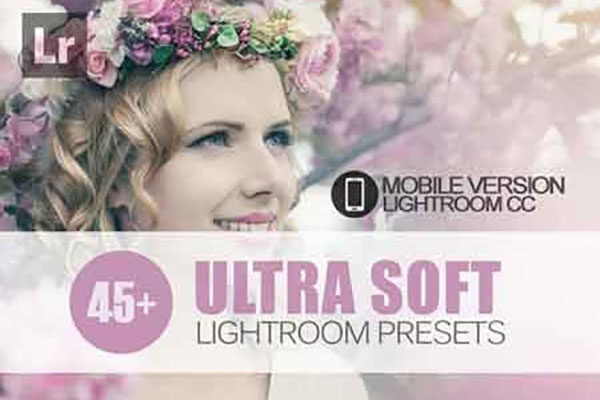 46个图片冷光Lightroom预设文件 Ultra Soft Lightroom Mobile bundle [dng]