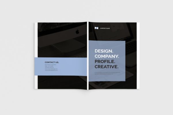 创意设计公司画册设计模板 Design Company Profile