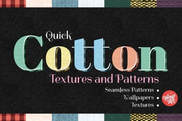 真实棉织物纹理 Cotton Textures and Patterns