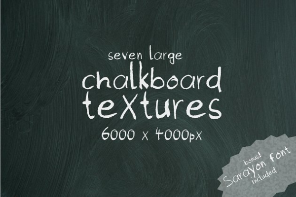 7张带污渍黑板照片素材背景 7 chalkboard textures