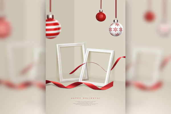 圣诞主题活动多用途海报设计模板