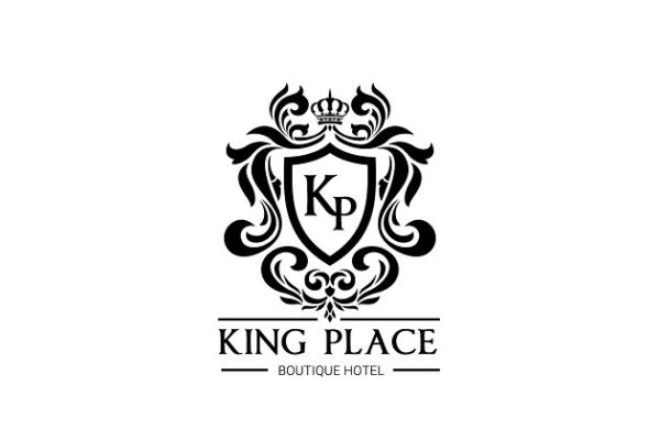 国王广场酒店Logo模板  King Place Hotel Logo