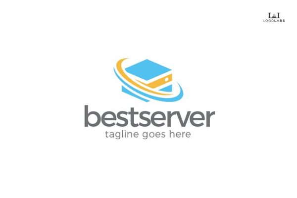 服务主题Logo模板 Best Server Log