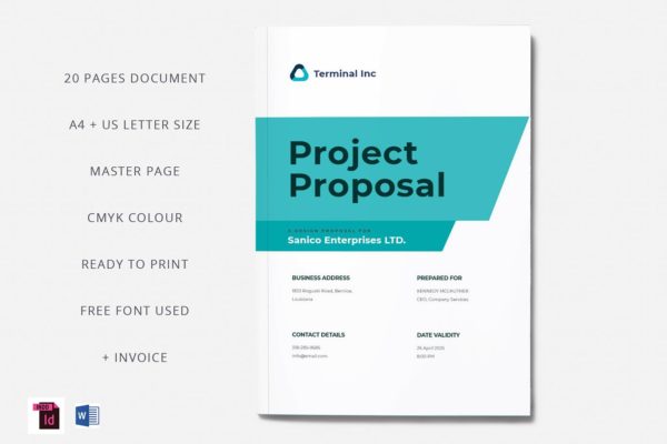 项目提案/项目规划书设计模板 Bussiness Proposal