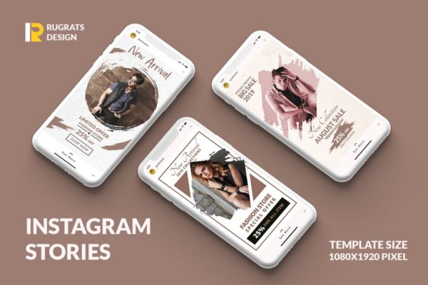 Instagram品牌故事品牌促销社交媒体设计模板16设计网精选 Instagram Story Template