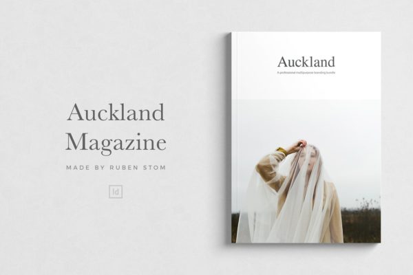 优雅多用途杂志模板 Auckland Magazine Template