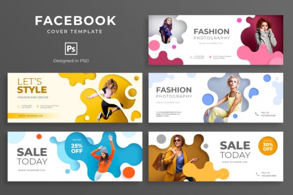 时尚品牌促销Facebook营销社交封面
