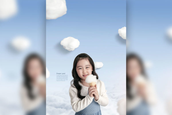 棉花糖&#038;云朵美妙梦境主题海报设计
