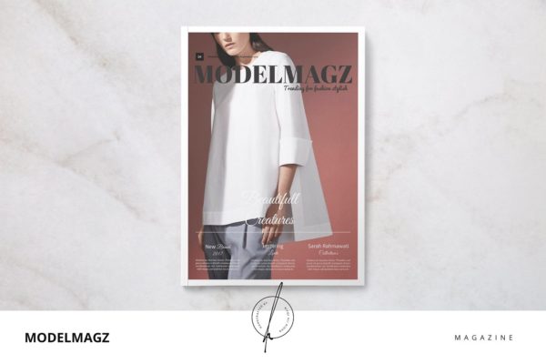 现代时尚主题杂志模板 Modelmagz Magazine
