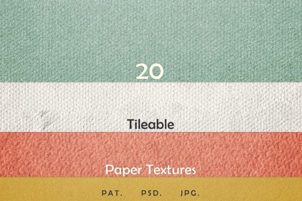 20款蜡纸纸张纹理合集 20 Tileable Paper Photoshop Textures