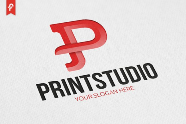 打印印刷业务Logo模板 Print Studio Logo