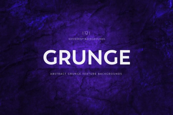 抽象深紫色Grunge肮脏纹理背景 Abstract Grunge Texture Backgrounds