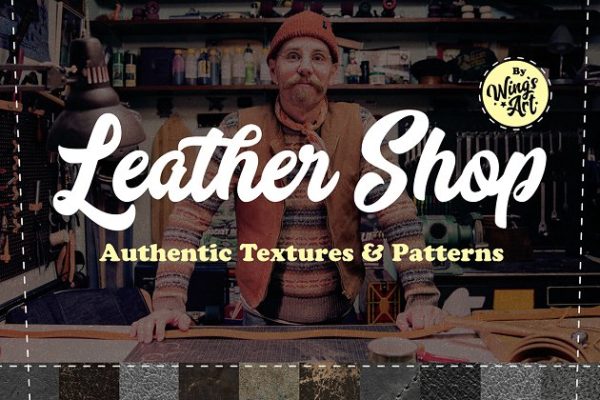 真皮纹理与图案素材 Real Leather Textures and Patterns