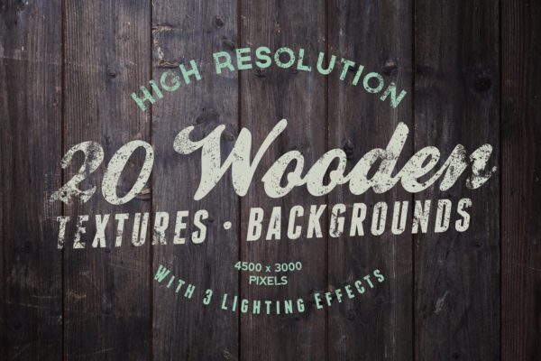 20款残旧粗糙木纹背景 20 Wood Textures / Backgrounds