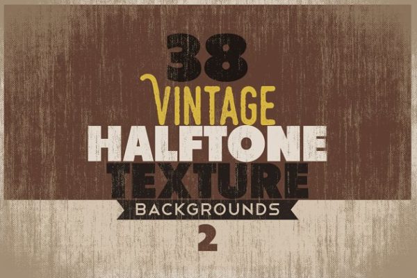 复古半色调纹理背景/照片叠层 Vintage Halftone Texture/Backgrounds