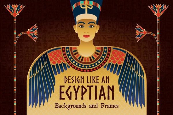 神秘国度埃及文化艺术插画模板 Egyptian Art and Design Templates