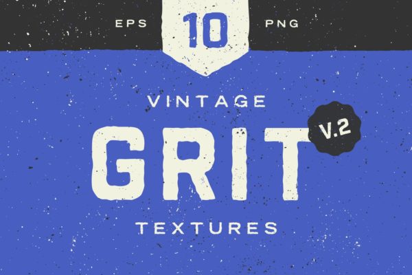 复古风格粗砂纹理肌理矢量背景素材v2 Vintage Grit Textures Vol. 2
