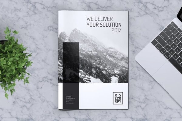 创意企业宣传册设计模板素材v32 Creative Brochure Template Vol. 32
