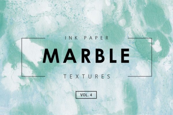 大理石混合颜料水彩纹理套装V4 Marble Ink Textures 4