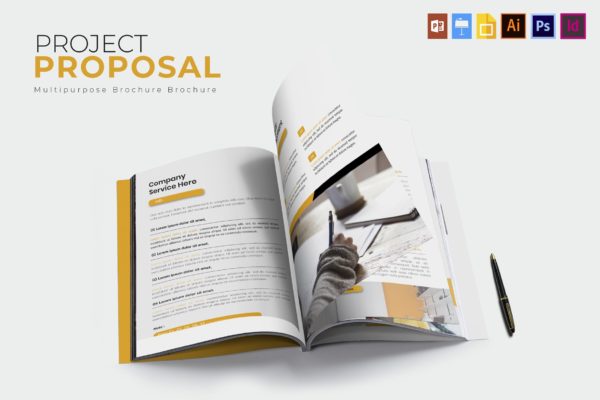 项目建议书/提案设计模板 Project 