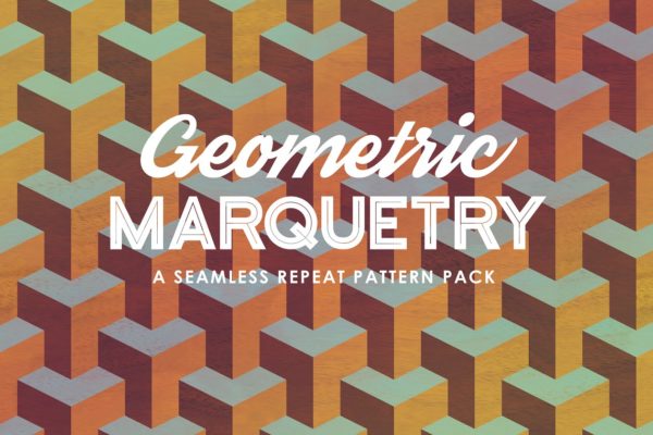 几何图形镶嵌图案纹理 Geometric Marquetry Patterns
