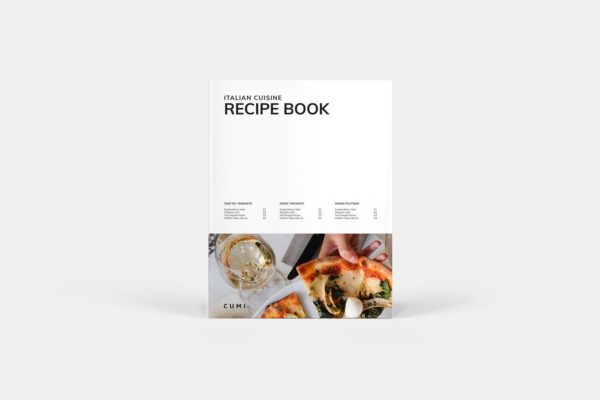 菜谱菜单图书/美食杂志版式设计模板 Cookbook