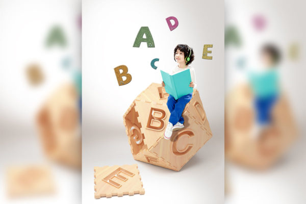 少儿&amp;儿童益智字母词汇学习主题设计素材