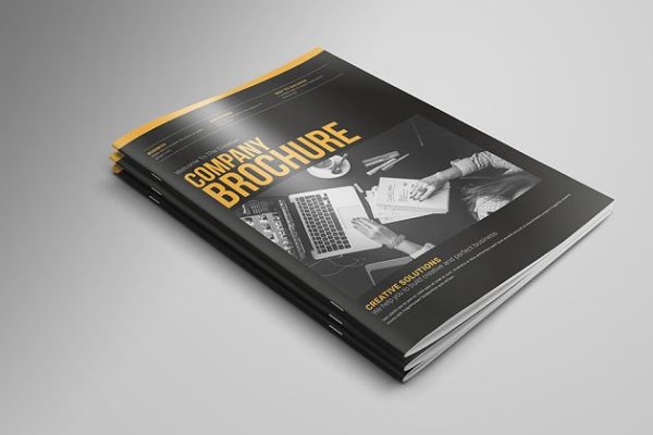 简约实用风格企业画册宣传杂志设计模板v6 Creative Brochure Vol.6