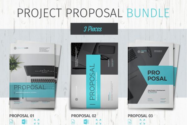 企业品牌宣传画册模板合集 Proposal Bundle