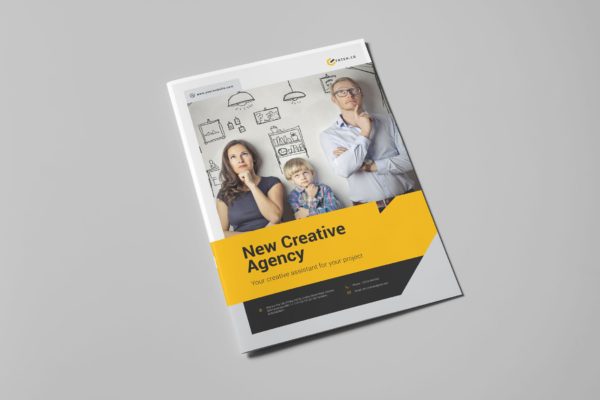 创意设计公司宣传画册设计模板 Malibu Brochure