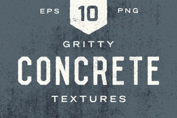 10款砂砾混凝土复古矢量纹理素材 Gritty Concrete Textures