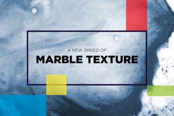 抽象水墨大理石背景纹理 Abstract Acid Marble Texture