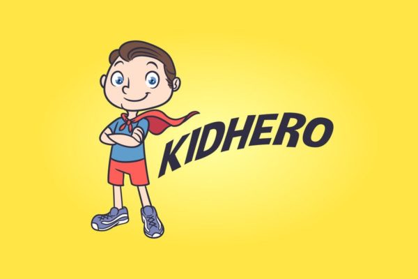 儿童超级英雄形象Logo设计模板 Kid Hero &#8211; Superhero Mascot Logo