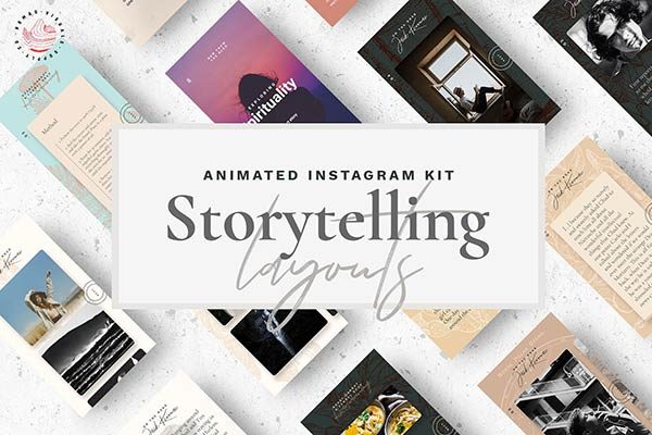 秋季Instagram故事的动画合辑下载 Storytelling Kit Animated IG Stories [psd,png,jpg]