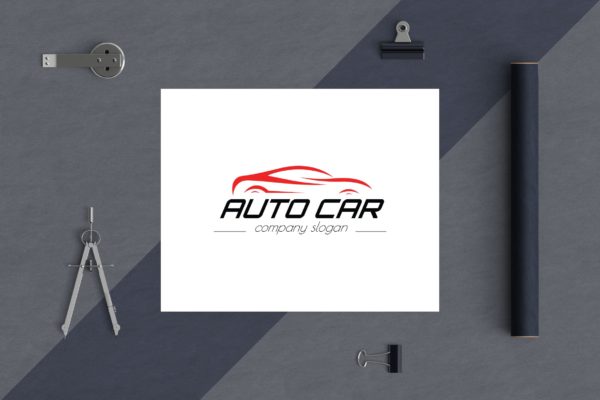 汽车相关企业品牌Logo设计16设计网精选模板 Auto Car Business Logo Template