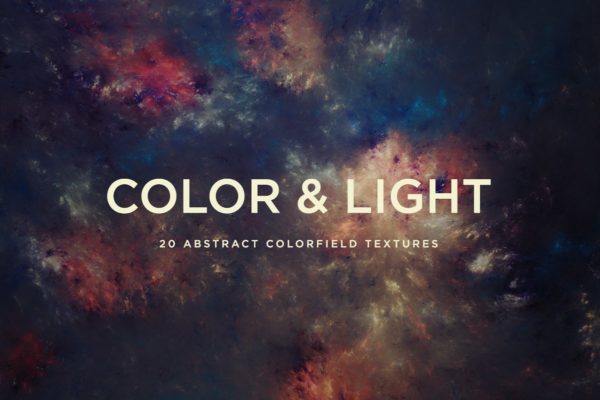 创意抽象纹理系列：15款类星云抽象纹理合集 Color &amp; Light