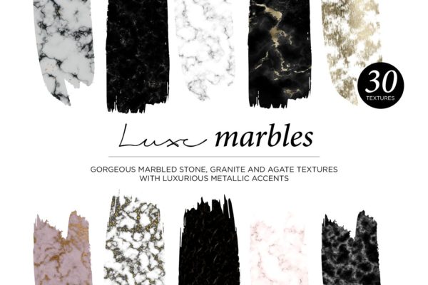 奢华风格大理石纹理合集 Luxe Marbles Textures