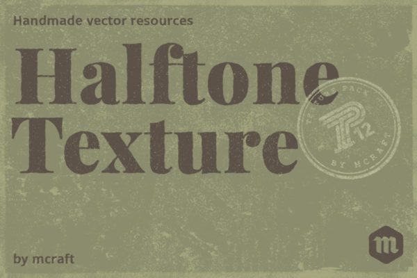 经典半色调纺织纹理素材V12 Halftone Texture Pack 12