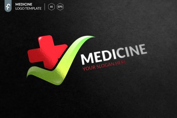 医药健康主题Logo模板 Medicine Logo