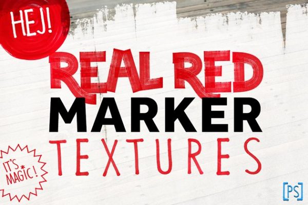 红色记号笔笔迹笔画纹理 REAL RED MARKER TEXTURES